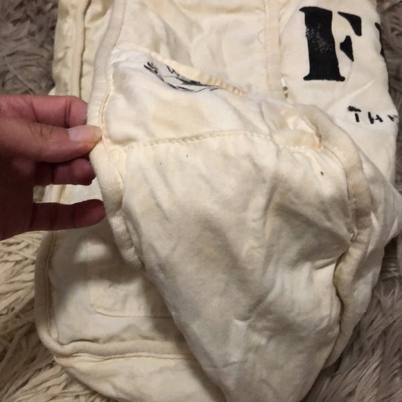 “FEED” Shoppers Tote-Reversible-Large Size-Shoulder Straps-Burlap/Cotton-GUC - Picture 15 of 17